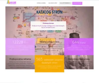Allie.pl(Katalog stron Allie darmowa reklama Firmy w moderowanym katalogu) Screenshot