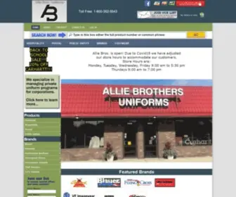 Alliebros.com(Allie Bros) Screenshot