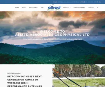 Allied-Associates.co.uk(Suppliers of Environmental Geophysical Equipment) Screenshot