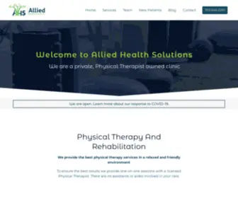 Allied-HS.com(Allied Health Solutions) Screenshot