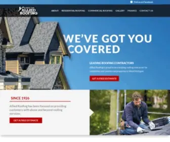 Allied-Roofing-Company.com(Allied Roofing) Screenshot