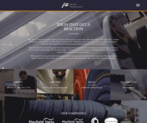 Allied-Textiles.co.uk(Allied Textiles) Screenshot