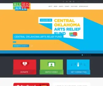 Alliedartsokc.com(Allied Arts) Screenshot