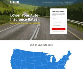 Alliedautoins.com(AlliedAutoInsurance) Screenshot