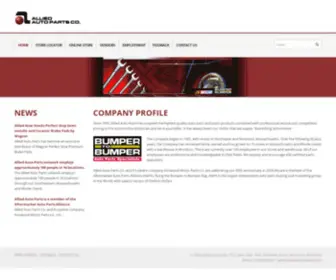 Alliedautoparts.com(Allied auto parts) Screenshot