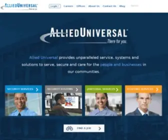 Alliedbarton.com(Allied Universal Security Services) Screenshot