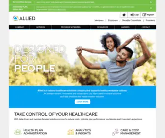 Alliedbenefit.com(Allied Benefit Systems) Screenshot