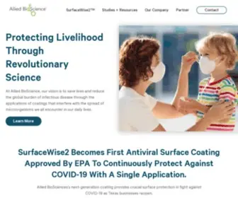 Alliedbioscience.com(Allied BioScience) Screenshot