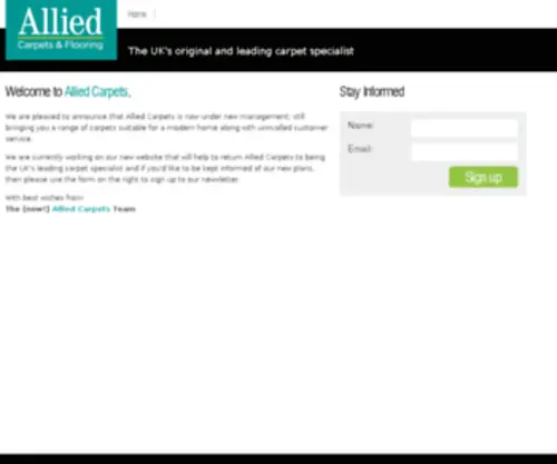 Alliedcarpets.co.uk(Alliedcarpets) Screenshot