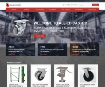 Alliedcaster.com(Allied Caster & Equipment Company) Screenshot