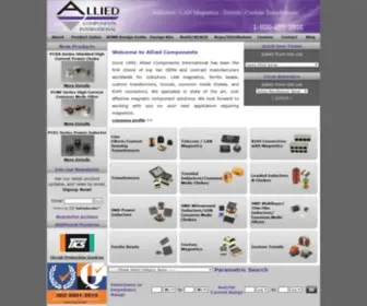 Alliedcomponents.com(Electronic Components & Contract Manufacturers) Screenshot