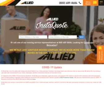 Allied.com(Allied Van Lines) Screenshot