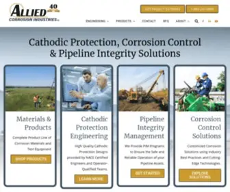 Alliedcorrosion.com(Allied Corrosion Industries) Screenshot