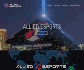 Alliedesports.gg(Allied Esports) Screenshot