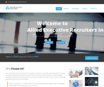 Alliedexecutiverecruiters.com(Allied Executive Recruiters Inc) Screenshot