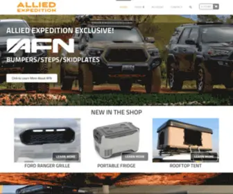 Alliedexpedition.com(Allied Expedition Overland Gear for Every Off Road Adventure) Screenshot