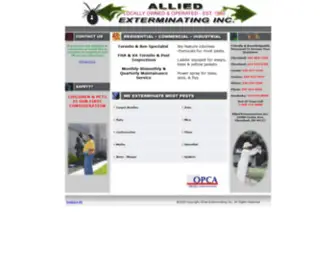 Alliedexterminators.com(Allied Exterminating Inc) Screenshot