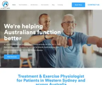 Alliedfitness.com.au(Exercise Physiologist) Screenshot