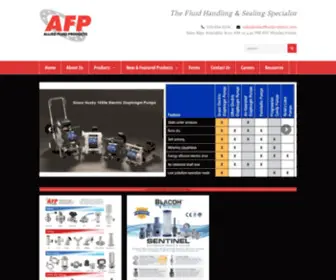 Alliedfluidproducts.com(Fluid Handling Products in Oakland) Screenshot