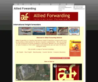 Alliedforwarding.biz(Allied Fowarding) Screenshot