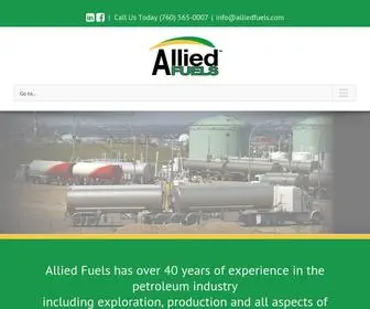 Alliedfuels.com(WordPress) Screenshot