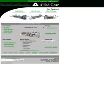 Alliedgear.com(Index ALLIED GEAR & MACHINE COMPANY) Screenshot