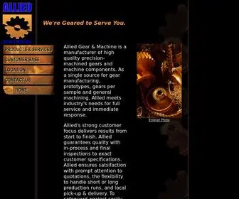 Alliedgearmachine.com(Allied Gear & Machine) Screenshot