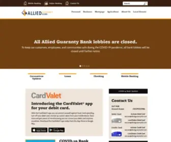 Alliedguarantyltd.com(Allied Guaranty Offshore Bank Todays Featured Rates Widget) Screenshot