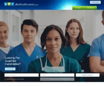 Alliedhealthcareers.com(Healthcare Jobs) Screenshot