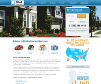Alliedinsurancequotes.com(Free Allied Insurance Quote) Screenshot