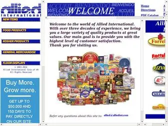 Alliedint.com(Allied International) Screenshot