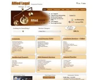 Alliedlegalonline.com(Allied Legal Law Firm) Screenshot