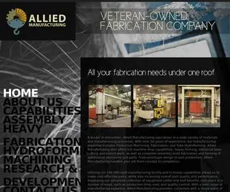 Alliedmfg.com(Veteran-Owned, Full Service Fabrication Company) Screenshot