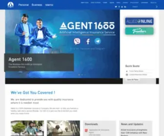 Allied.mv(Allied Insurance Company of the Maldives Pvt Ltd) Screenshot