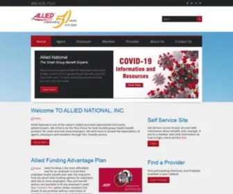 Alliednational.com(Allied National) Screenshot