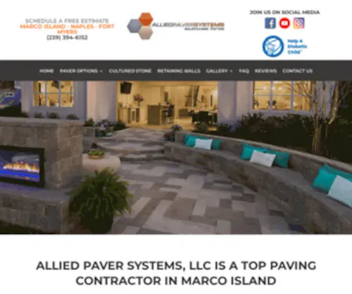 Alliedpavers.com(Driveway Pavers) Screenshot