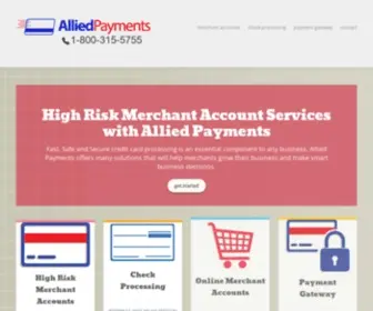 Alliedpay.com(High Risk Merchant Account) Screenshot