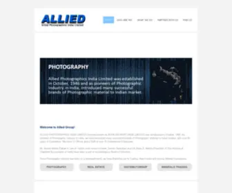 Alliedphotographics.com(Allied Photographics India Limited) Screenshot