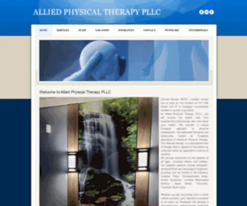 Alliedphysicaltherapyli.com(ALLIED PHYSICAL THERAPY PLLC) Screenshot