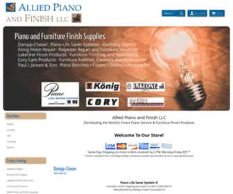 Alliedpiano.com(Allied Piano and Finish LLC) Screenshot