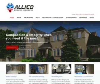 Alliedrandc.com(Restoration & Construction) Screenshot