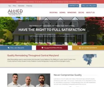 Alliedremodelingonline.com(Allied Remodeling of Central Maryland) Screenshot