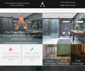 AlliedreStore.com(Water Damage Restoration Company Los Angeles) Screenshot