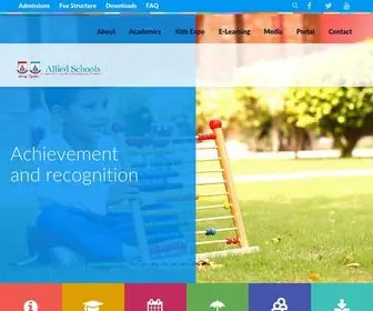Alliedschools.edu.pk(Allied School) Screenshot