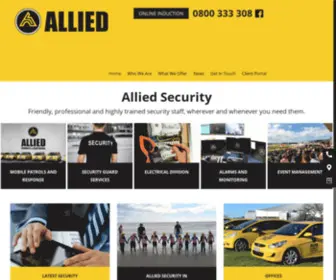 Alliedsecurity.co.nz(Security Specialist in NZ) Screenshot