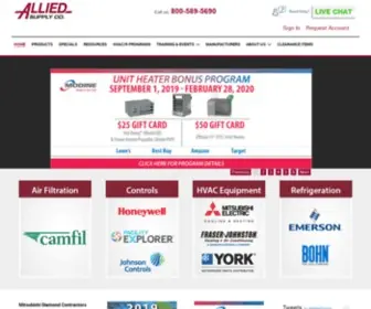 Alliedsupply.com(Allied Supply) Screenshot