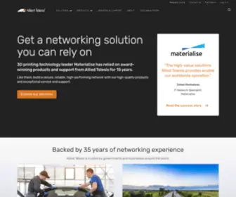 Alliedtelesis.com.br(Allied Telesis) Screenshot