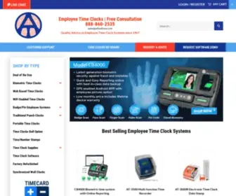 Alliedtime.com(Employee Time Clock Systems & Solutions) Screenshot