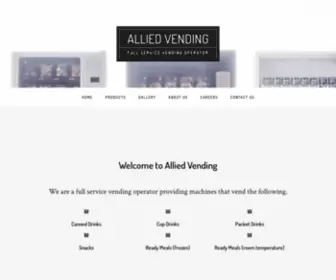 Alliedvend.com(Full Service Vending Operator) Screenshot