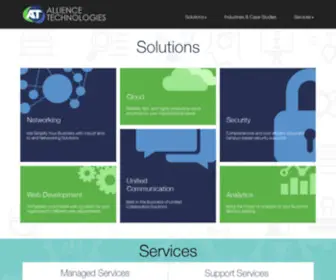 Alliencetechnologies.com(Allience Technologies) Screenshot